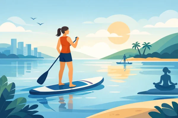 Benefícios do stand up paddle na sua rotina