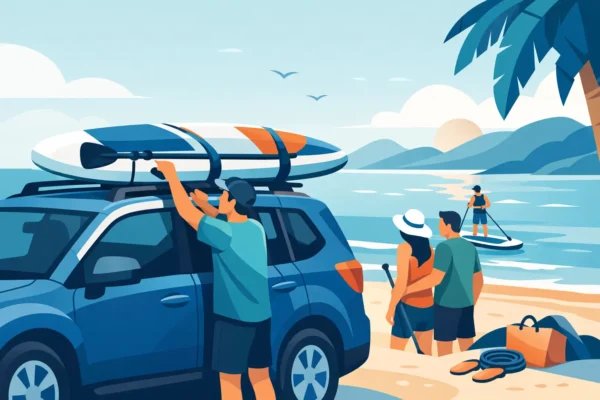 Como transportar prancha de SUP com segurança