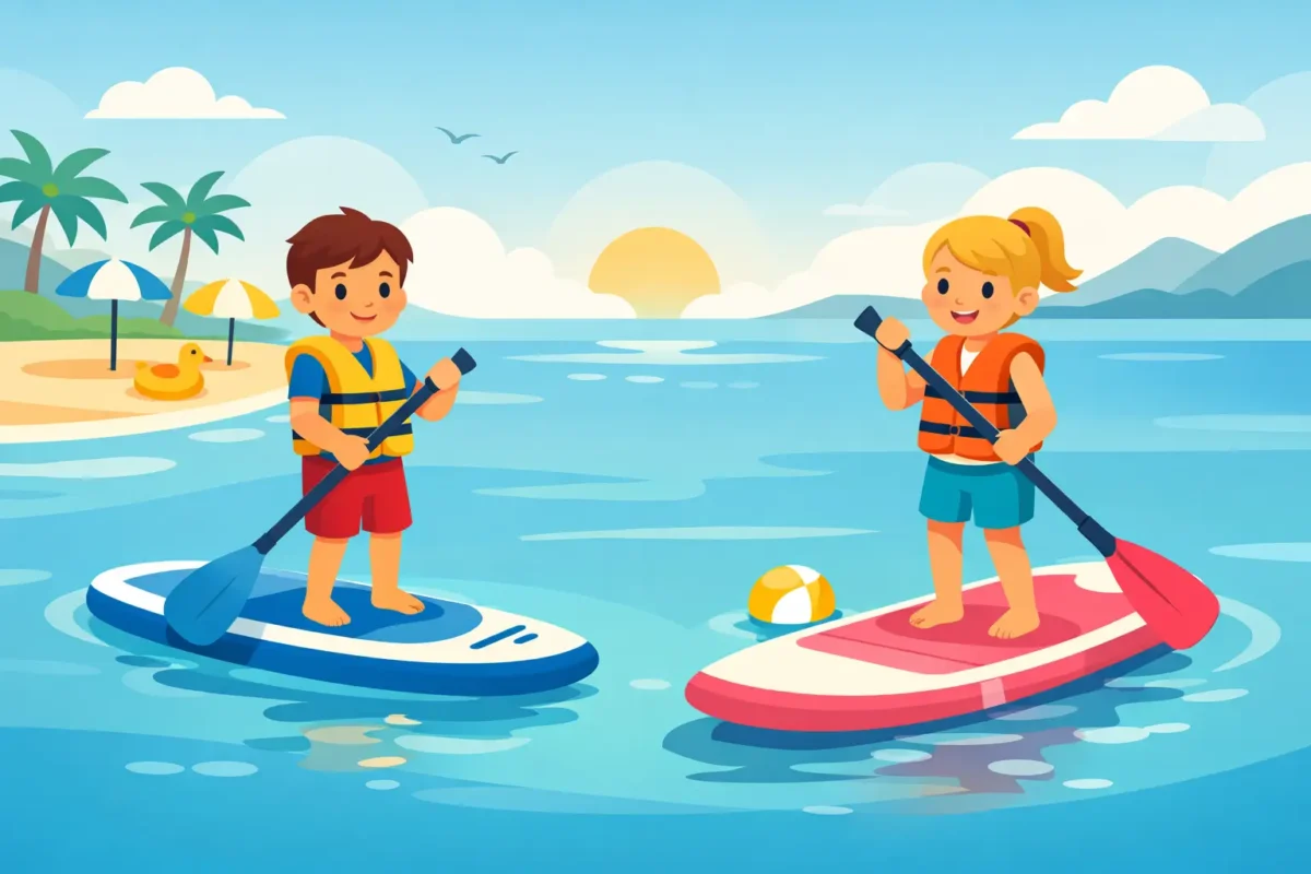 Melhores pranchas para crianças no stand up paddle