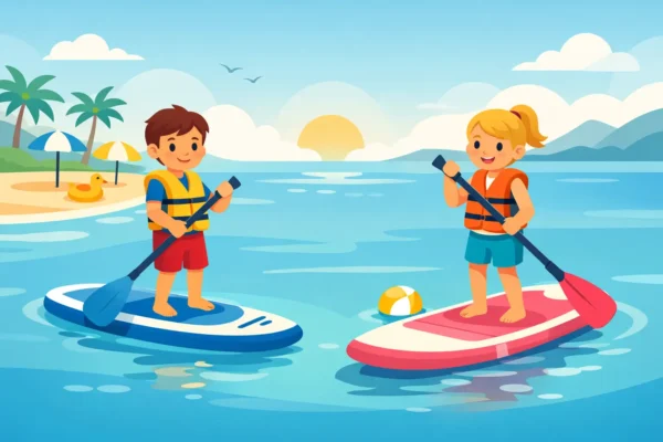 Melhores pranchas para crianças no stand up paddle