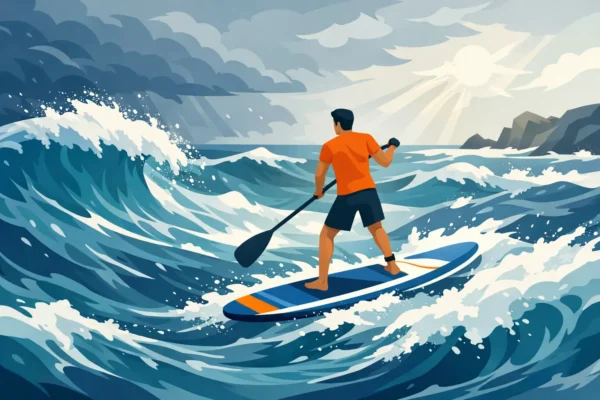 SUP para mar agitado: quando vale remar?