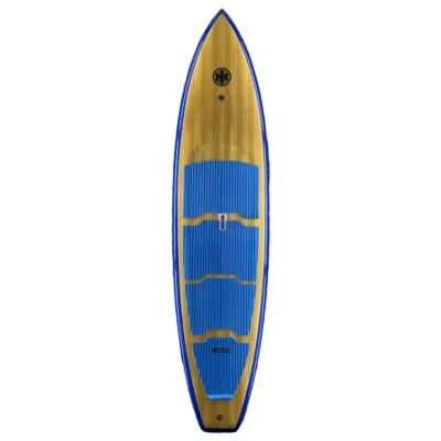 Prancha larga versus estreita: qual escolher? Veja 7 larguras 2 kaneca-stand-up-paddle Prancha larga versus estreita: HEROPAD da Kaneca, vista de cima, com 31 a 32 polegadas de largura